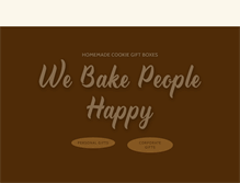 Tablet Screenshot of goodieshomemade.com